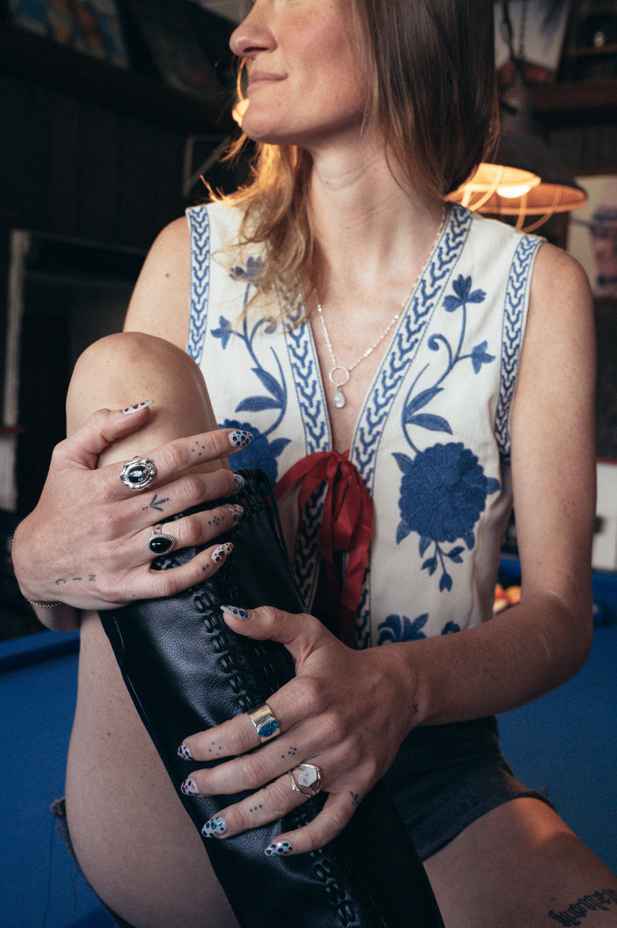 Midnight Black Onyx Ring - Size 5