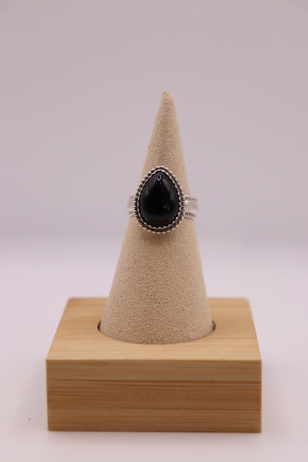 Midnight Black Onyx Ring - Size 5