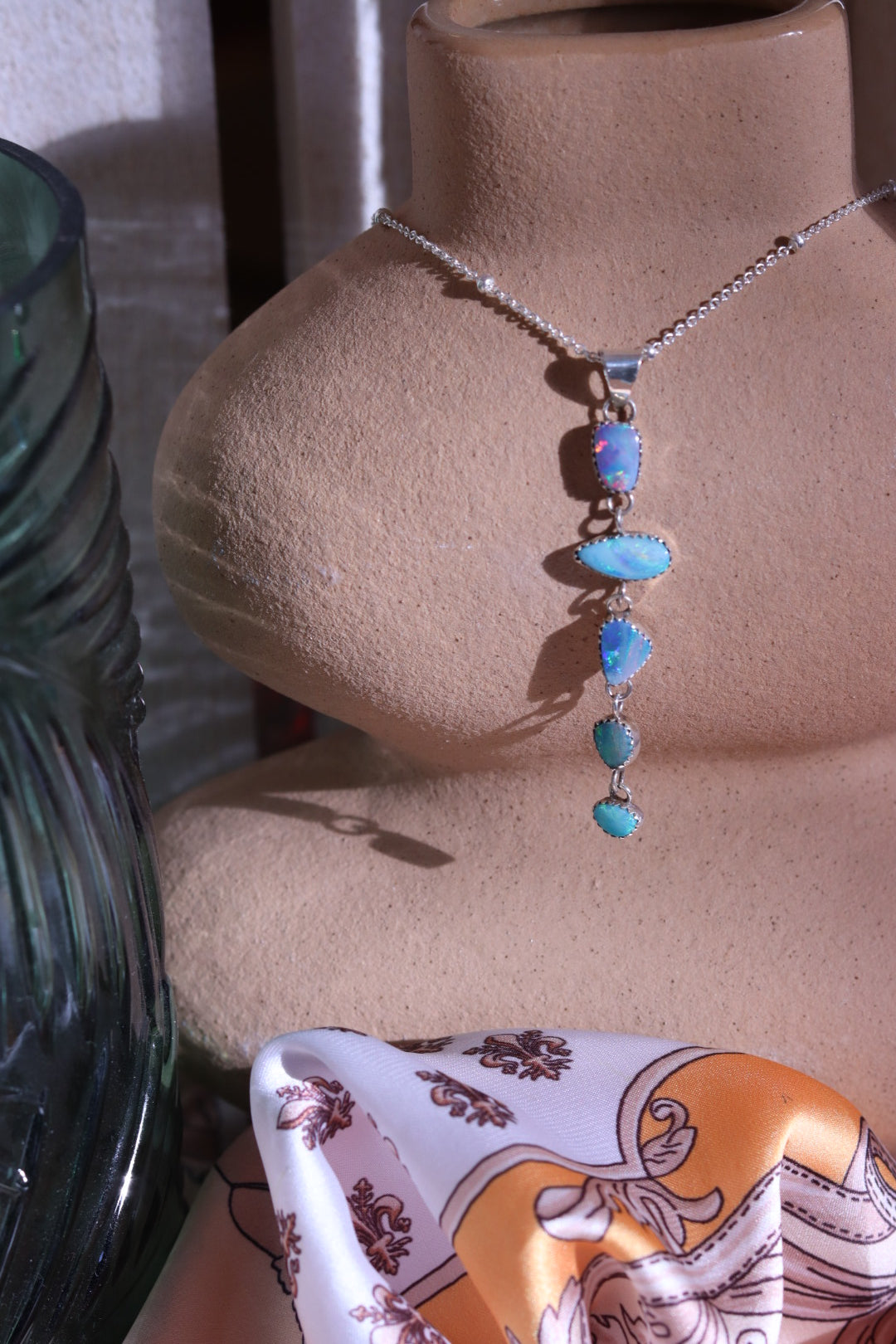 Opal Dangle Necklace No. 2